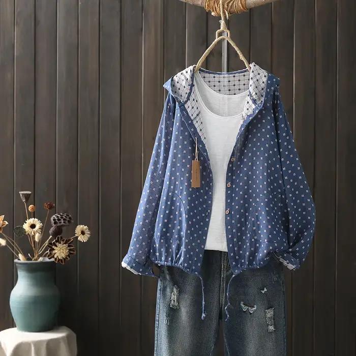 Chemise à Capuche et Manches sulfpour Femme