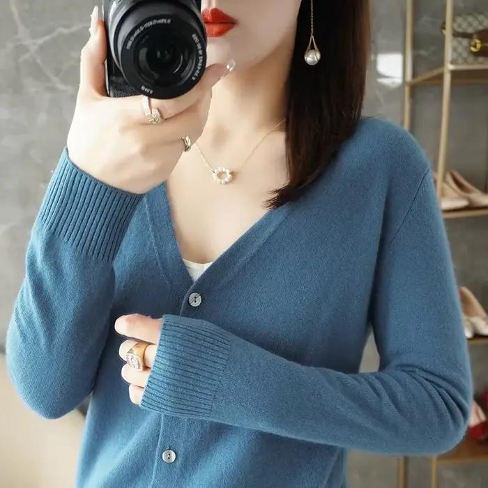 Cardigan tricoté ample pour femme