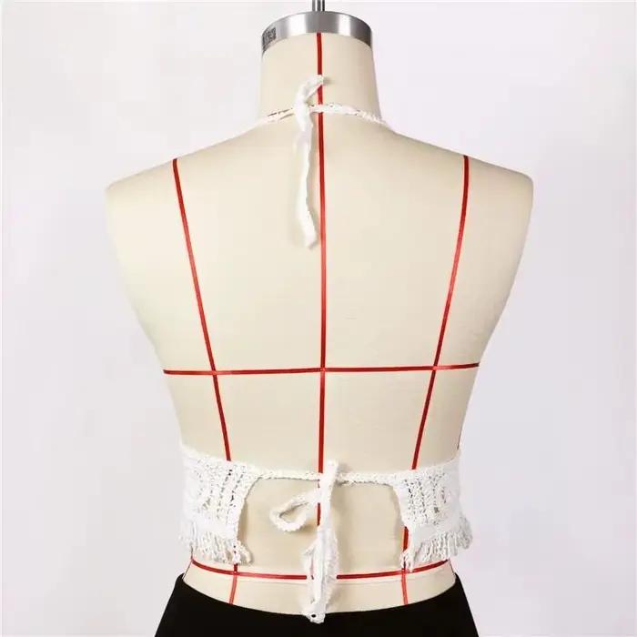 Débardeur sexy en crochet pour femme