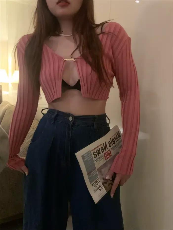 T-Shirt Femme Tongirl en Polyester et Élasthanne Col en V Pailleté Pour Soirées et Carnavals