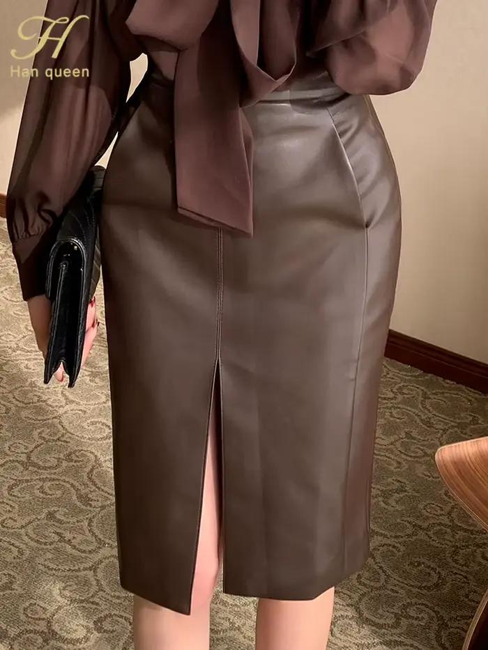 H Han Queen travail décontracté hauts chemisier en mousseline de soie nouveauté chemise femmes Blouse Vintage nœud