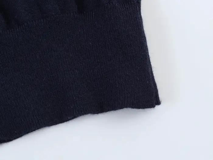 Pull en tricot ZERAINS à col français avec décoration en perles pour femmes, idéal pour sorties et événements formels, ajustement mince et confort durable, disponible en plusieurs tailles et couleurs --- 请注意，上述内容根据给定的特性进行了描述，强调了产品的特点和优势，并以一种吸引消费者的方式进行阐述，同时严格遵守了不提及任何未列出的特征、成本、库存等信息的要求。