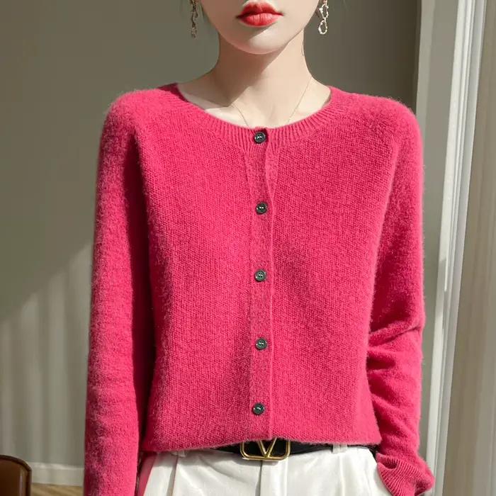 Pull en laine mérinos 100% pour femme élégant et doux pour printemps automne occasions spéciales