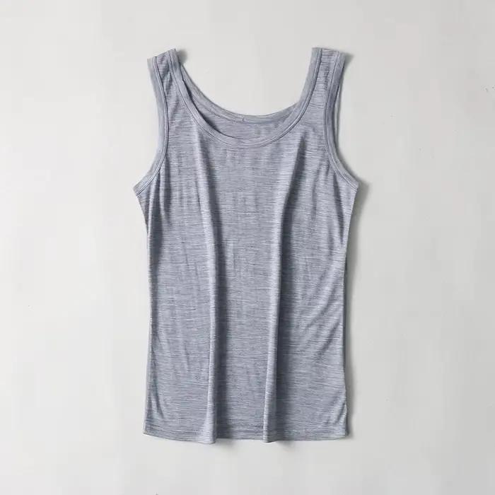 T-shirt en laine mérinos pour femme