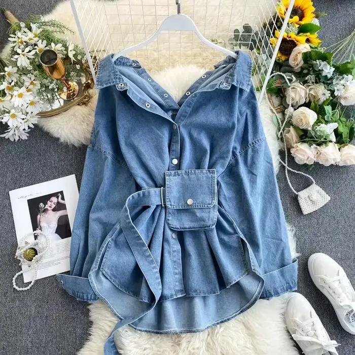 Chemises en jean pour femmes