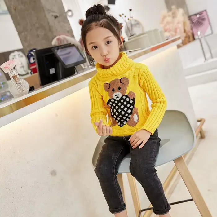 Nouveaux garçons filles chandails garder au chaud pull hiver automne infantile bébé