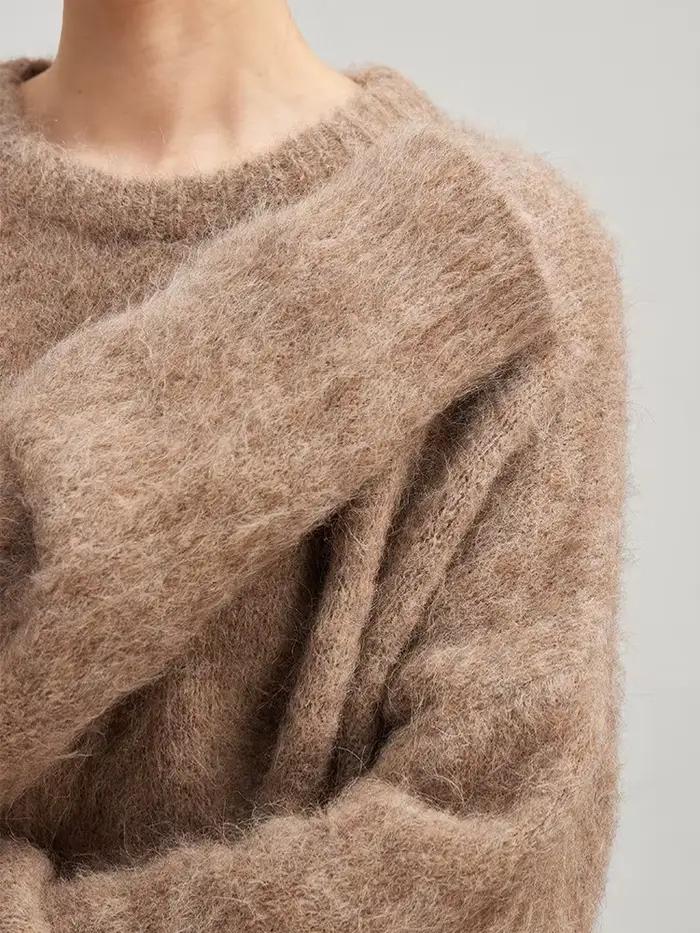 Pulls chauds en alpaga pour femme