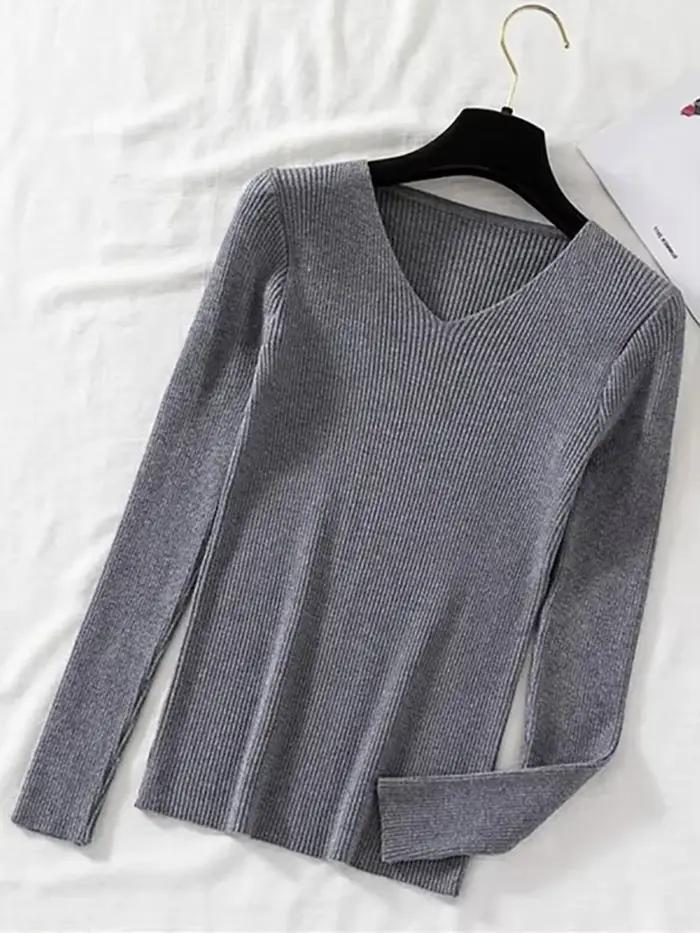 Nouveau Pull Femme 2026 Automne Hiver à Manches Longues