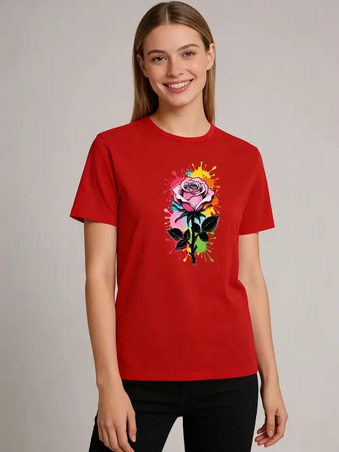 T-shirt vert pour femme