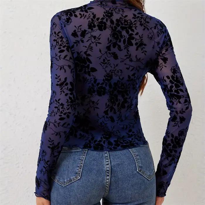 Chemisiers en maille sexy pour femmes