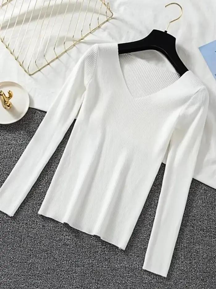 Nouveau Pull Femme 2026 Automne Hiver à Manches Longues