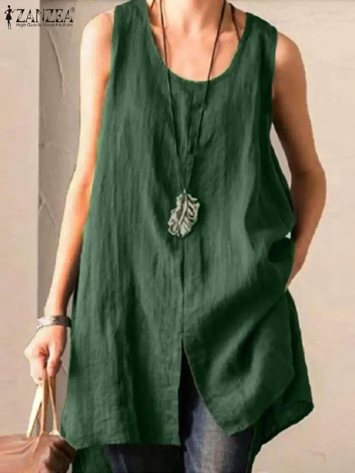 Débardeur à ourlet fendu pour femme