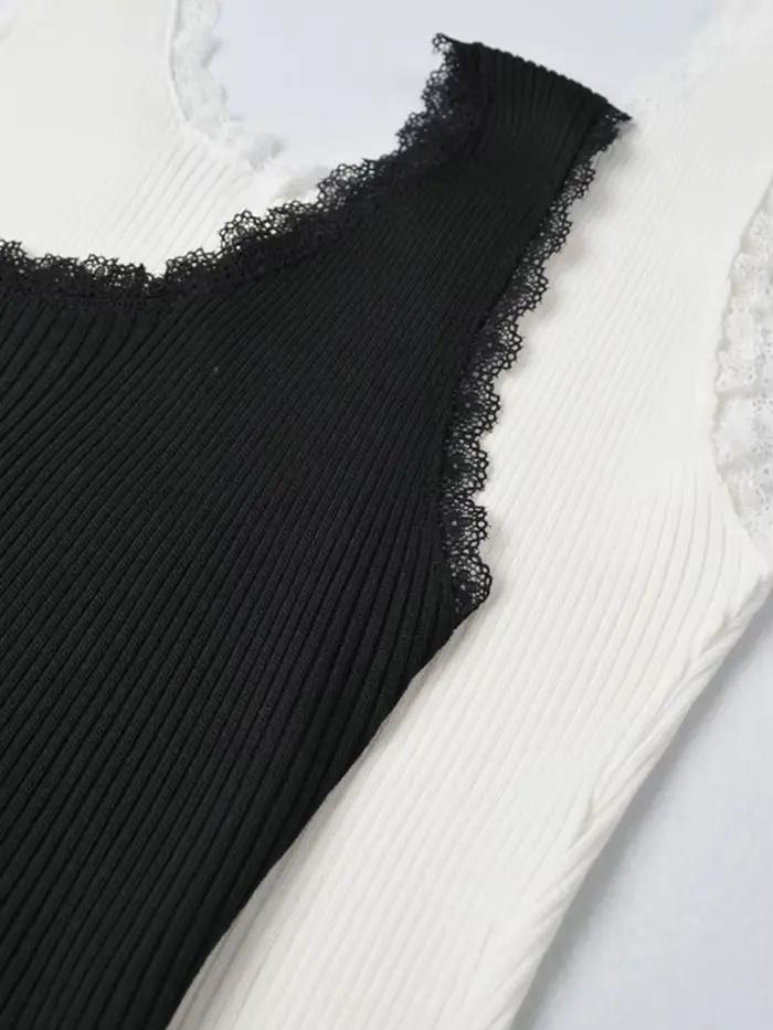 Débardeur sexy à lacets pour femmes