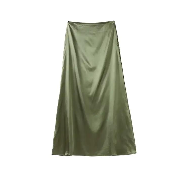 Haut en dentelle couleur unie jupe femme ensemble sangle sangle mince hauts en arête de poisson jupe