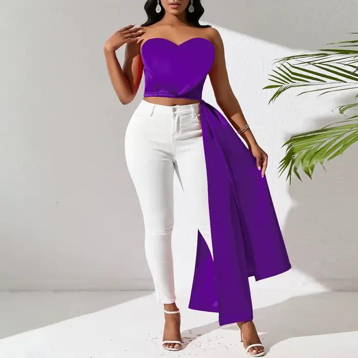 Long Tube en Y Dos auxpour Femme, Sexy, Train Latéral, Vinc, Sortie, Mode d'Été, Bluas, ixFéminine,