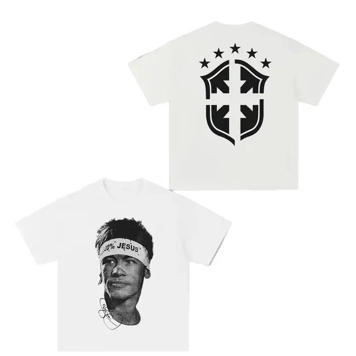 T-shirt à manches courtes imprimé Neymar Star du football américain pour femme – Vêtement athleisure