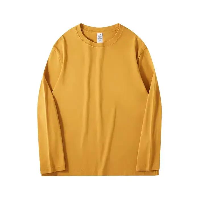 Bornladies 2025 femmes printemps automne 100% coton T-shirt fond de base à la mode solide dame à man
