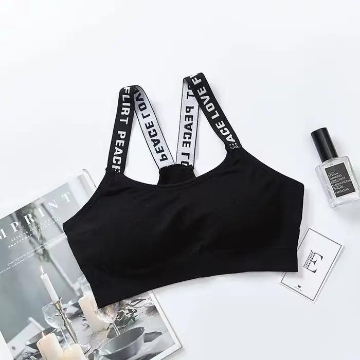 Soutien-gorge de sport push-up sexy pour femme, sous-vêtements, haut de gym, fitness, yoga