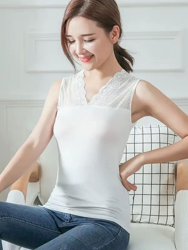 Chemisier en dentelle ajouré chemise élégante dames hauts M-XXXL Crochet à manches courtes chemises