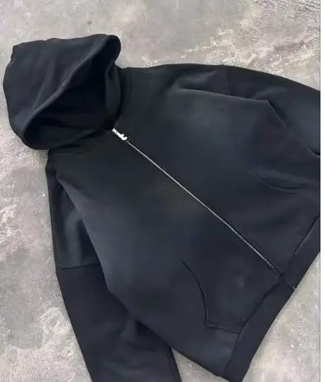 2025 nouveau sweat-shirt bleu pour femmes automne et hiver gothique américain rétro décontracté en v