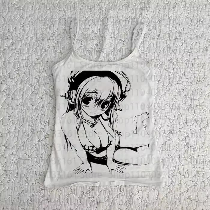 Hauts Y2K pour femmes, vêtements féminins, crop top style Shoujo, sexy, Harajuku, hauts d'été avec b