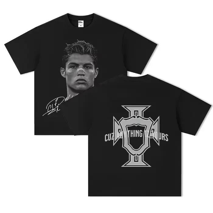 T-shirt à manches courtes imprimé Neymar Star du football américain pour femme – Vêtement athleisure