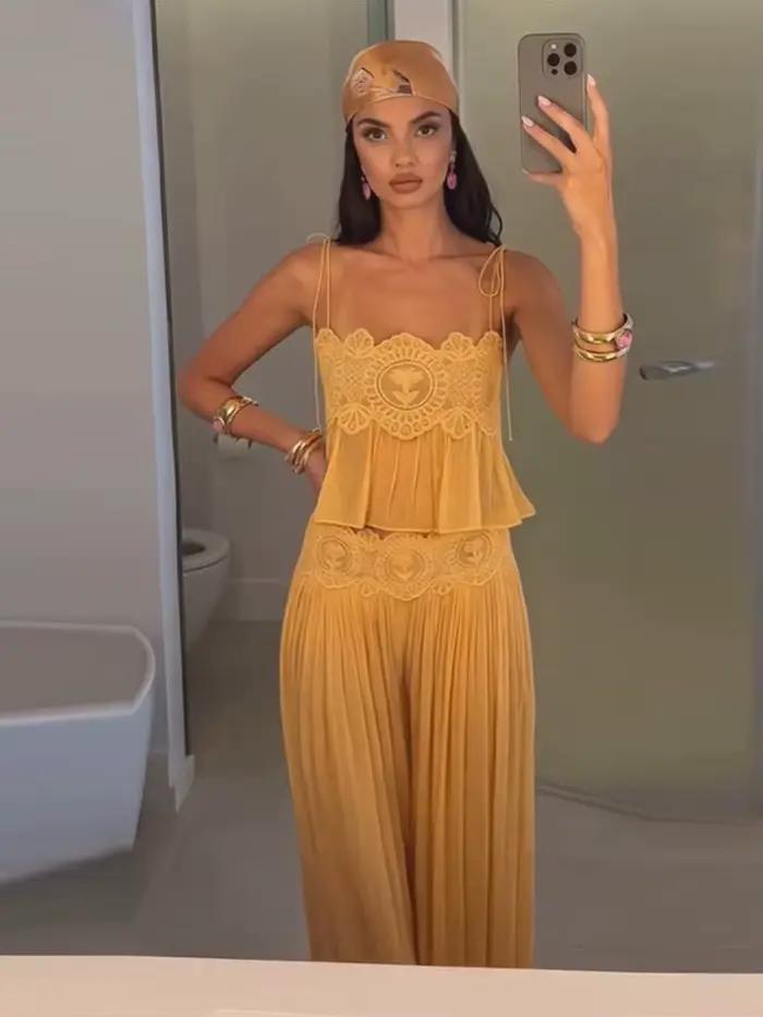 Ensemble jupe et haut pour femme