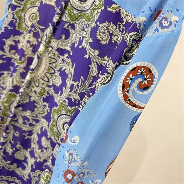 ZAROY Vintage femmes chemise printemps à manches longues fleur imprimé Blouse marque Design décontracté élégant Blusas Mujer و
