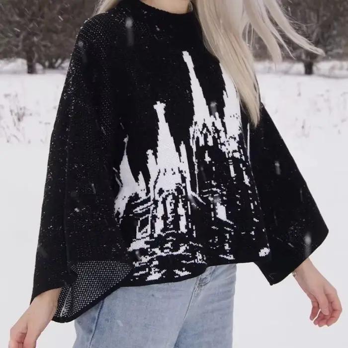 Pull ample pour hommes et femmes Harajuku