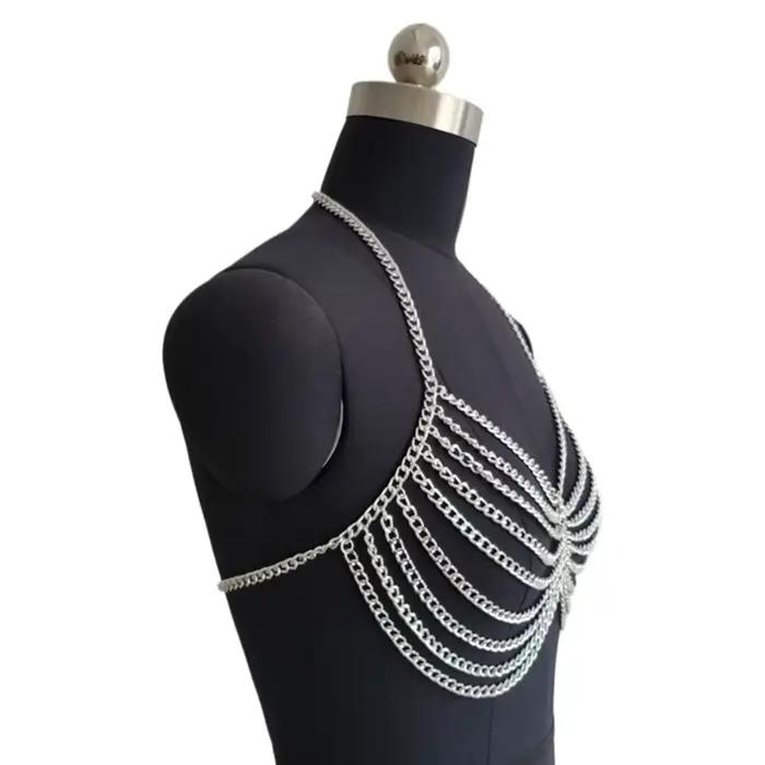 Haut court sexy métallique style corset dos nu à paillettes pour femme plage soirées clubs débardeurs occasions spéciales