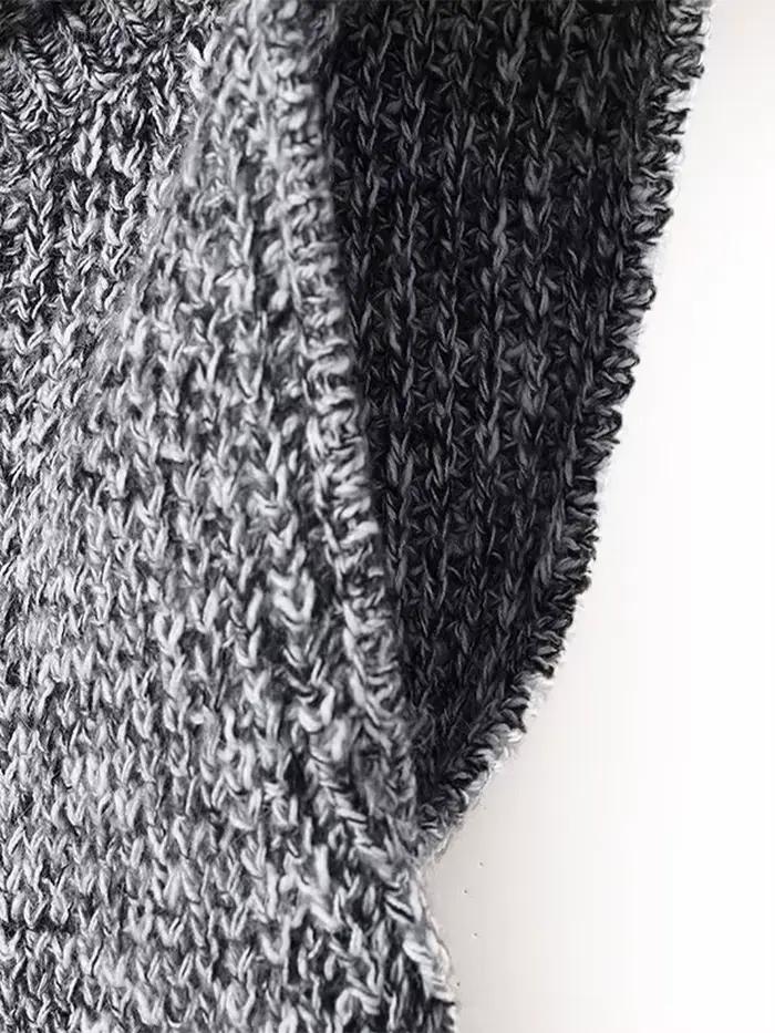 Pull tricoté sans manches pour femme