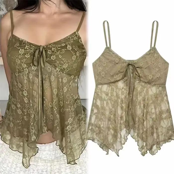 Haut à bretelles pour femme