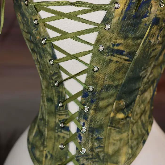 Corset Bustier à lacets sur le devant pour femmes