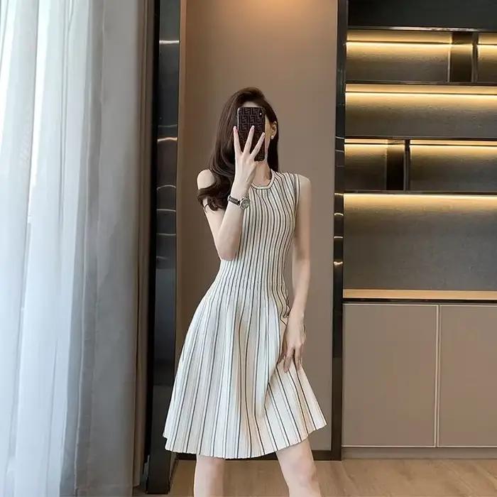 Robe en fibre de crochet pour femme