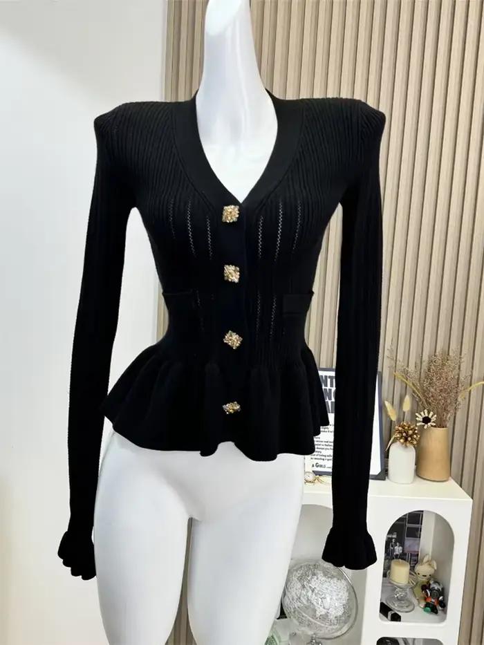 Cardigan à manches longues pour femmes