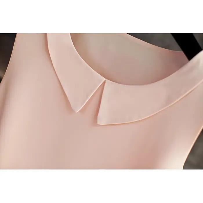Chemisiers pour femmes 2026 nouvelle chemise sans manches à col claudine
