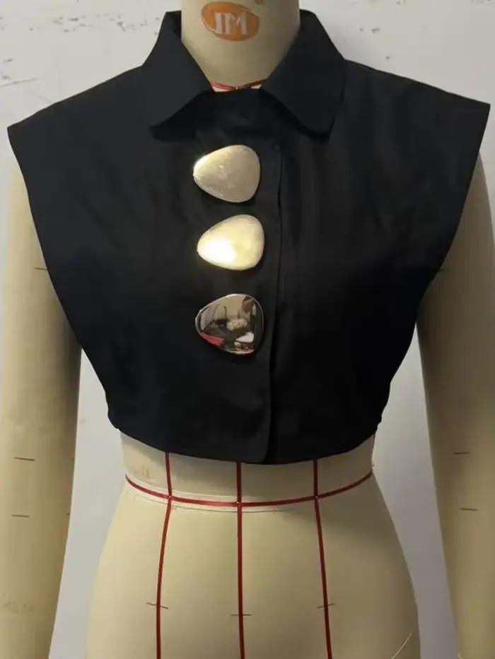 Blouses pour femmes 2026 – Nouvelle collection été-automne – Blouse sans manches élégante pour le bureau – Chemise de travail chic – Blusas Mujer De Moda
