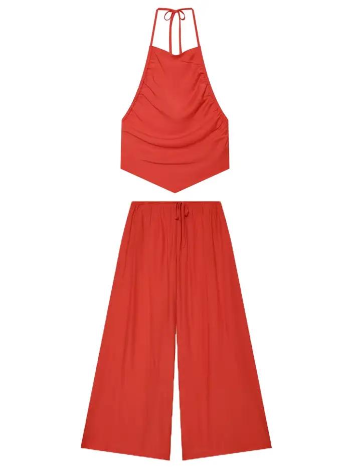Ensemble pantalon et haut pour femme