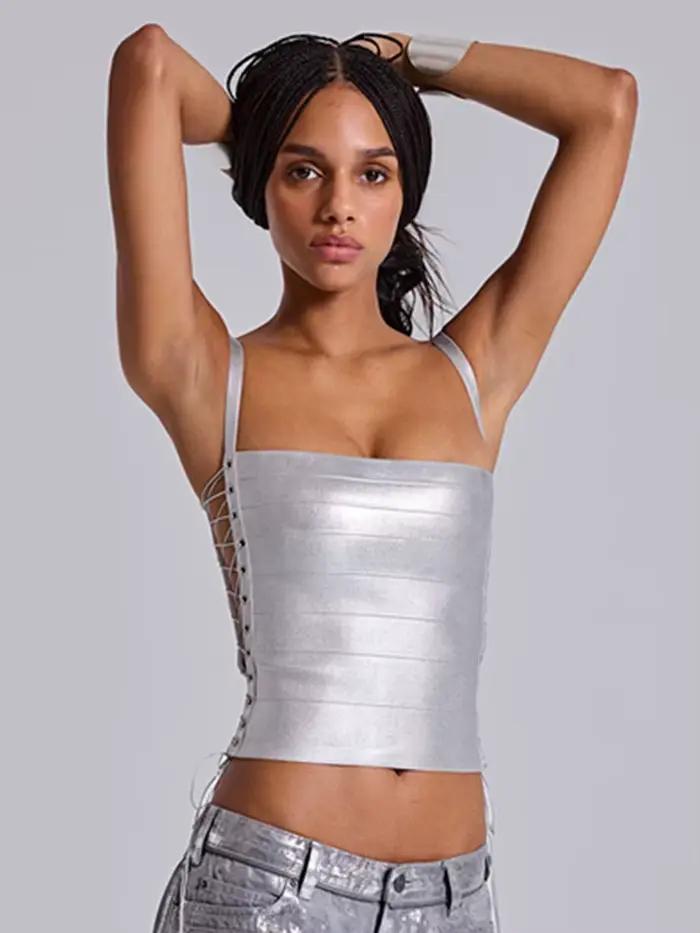 Haut bandage moulant sexy pour femme