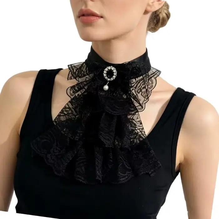 39BB – robe légère en dentelle inspirée l'ère victorienne