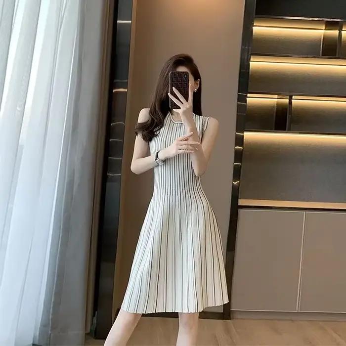 Robe en fibre de crochet pour femme