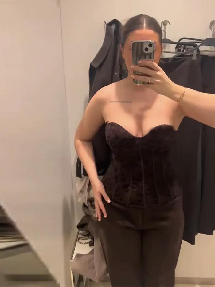 Top corset en velours et dentelle sexy pour femme pour soirées et sorties élégantes