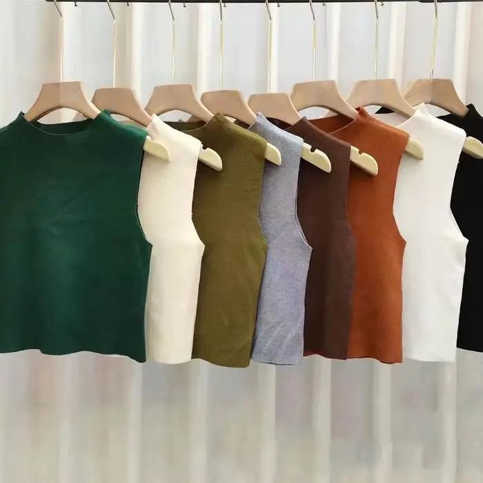 Débardeur tricoté pour femmes