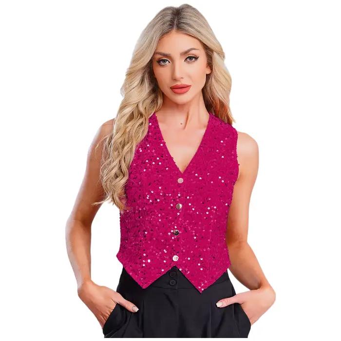 Gilets de soirée scintillants pour femmes
