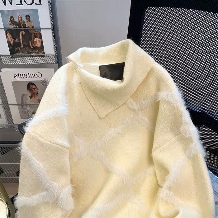 Pull tricoté doux pour femmes