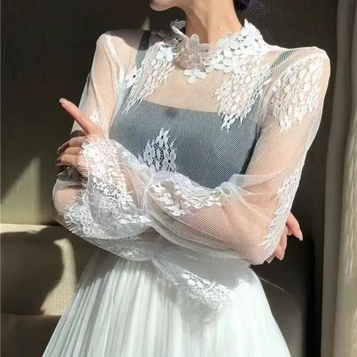 Chemisier en dentelle sexy pour filles junior style club été léger non extensible polyvalent occasions spéciales sorties glamour ``` 这段回答按照要求提供了HTML格式的内容,并且在最后添加了优化后的SEO标题。