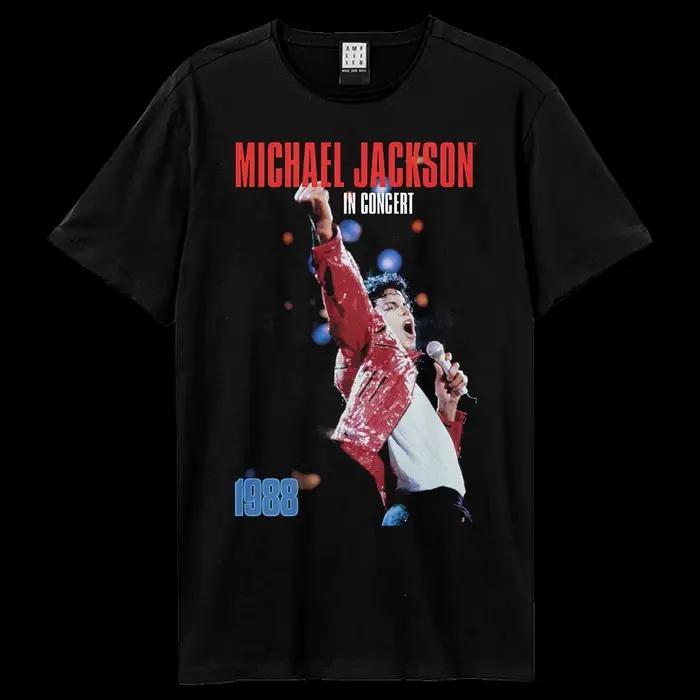 T-shirt Michael Jackson 2026 motif King of Pop 100% coton homme femme unisexe coupe oversize streetwear occasionnels four seasons polyvalent