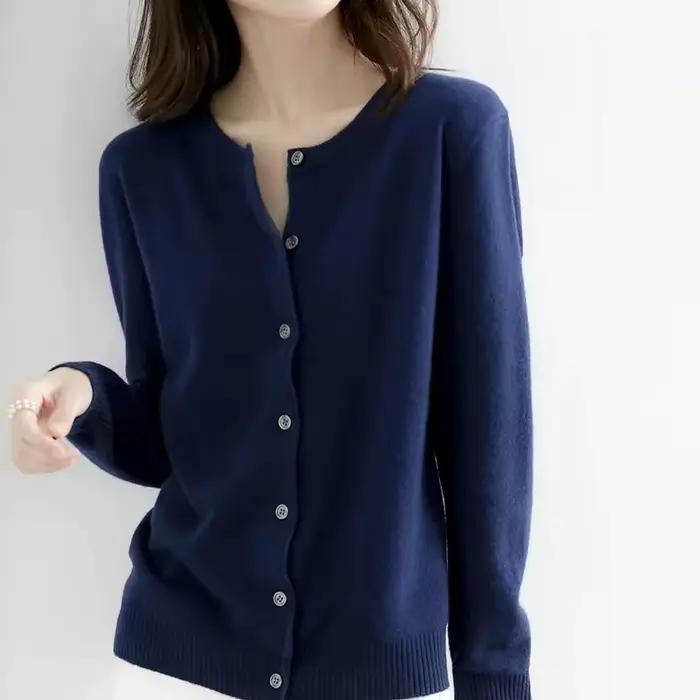 Cardigans en cachemire tricotés pour femmes AOSSVIAO 2026