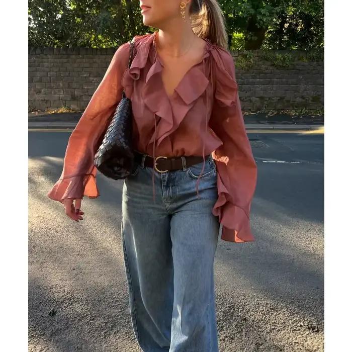 Chemisier ample chic pour femme