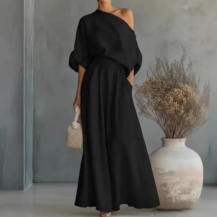 Ensemble chemisier et pantalon pour femme